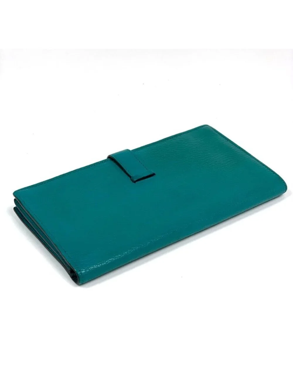 Hermes Bearn Souffle Wallet Chevre Malachite